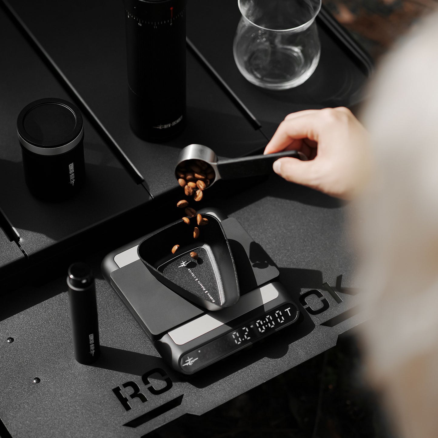 MHW-3BOMBER Coffee Bean Boat Dosing Cup