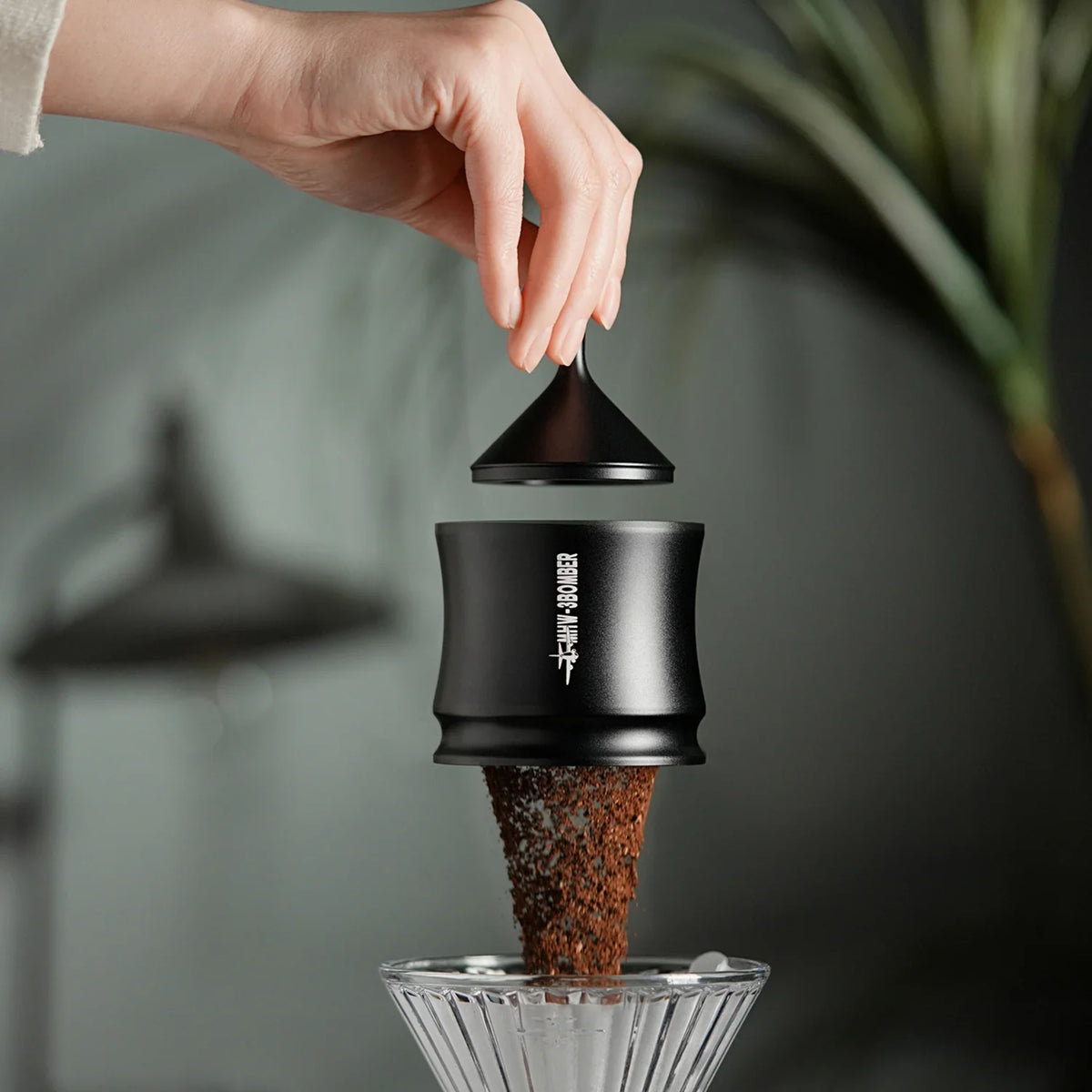 MHW-3BOMBER FlowLight SUS304 All-Metal Dosing Funnel (58mm)