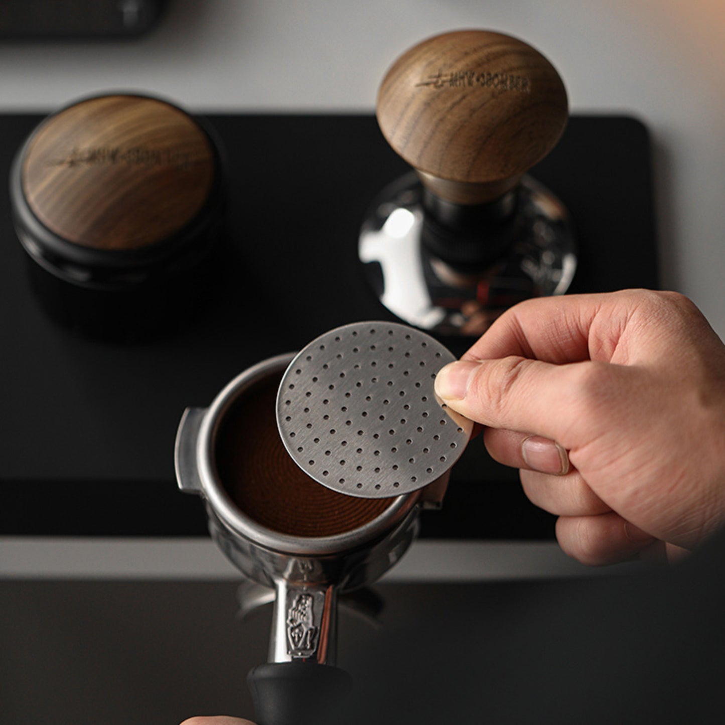 MHW-3BOMBER Espresso Puck Screen