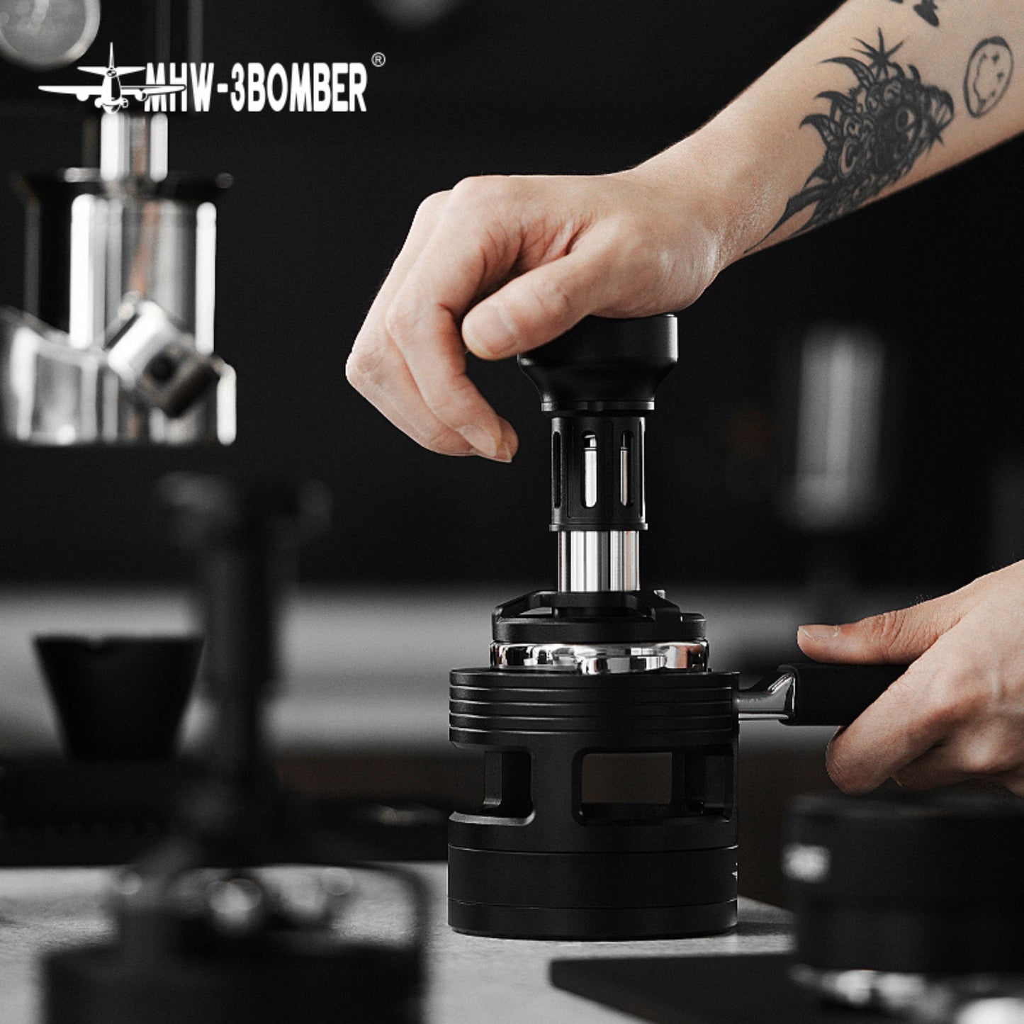 MHW-3BOMBER YU Series Force Impact Coffee Tamper